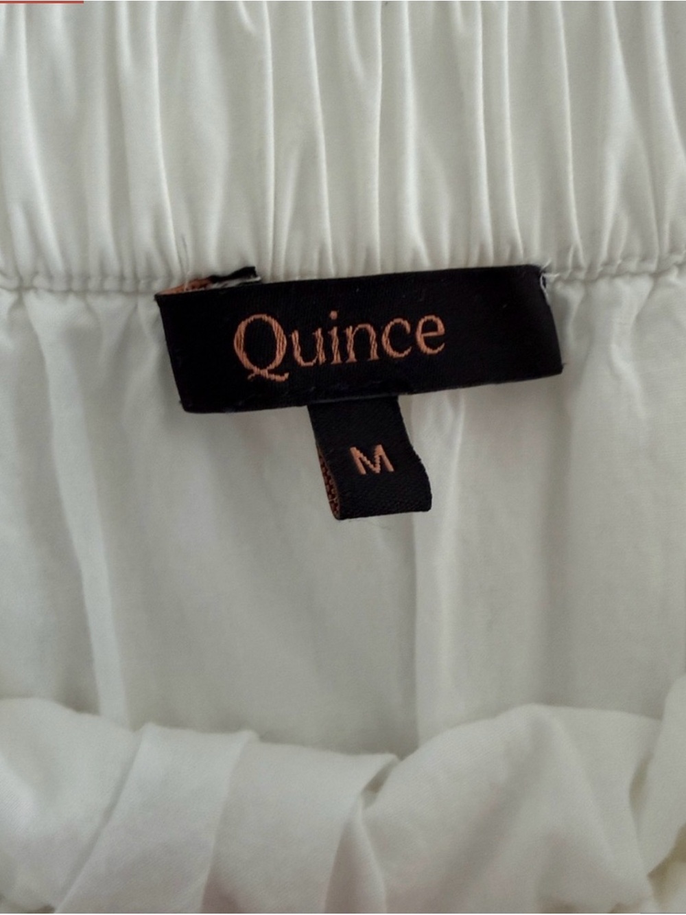 Quince White Full A-Line Midi Skirt with Pockets - Picture 4 of 5